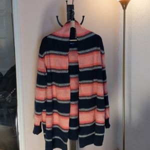 Long Comfy Open-Front Sweater